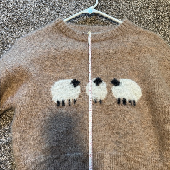 Petite Studio Dakota Mohair Sweater in Sheep Print - Picture 8 of 8